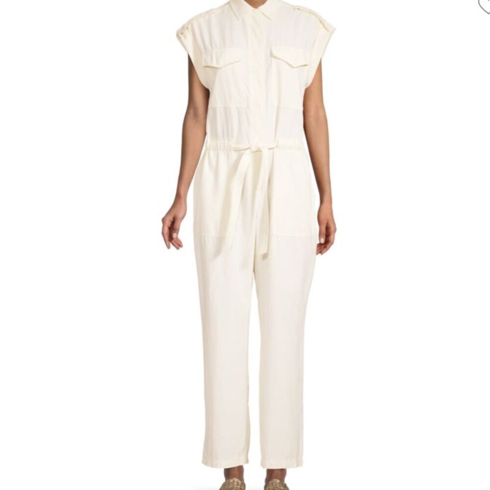 Rag and Bone Luna linen blend Jumpsuit
